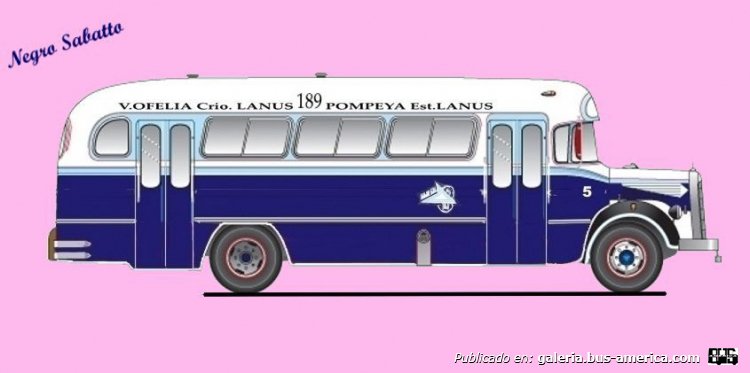 Mercedes-Benz LO 911 - Luna - MODE
Línea 189 (Buenos Aires), interno 5
