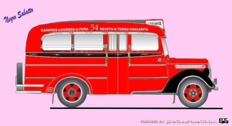 Ford V8 - Marrugat - Línea 54
Línea 54 (Buenos Aires), interno 47
