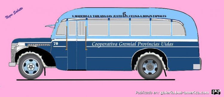 Chevrolet - Martin - Provincias Unidas
Línea 15 (Pdo. La Matanza), interno 70
