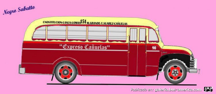 Chevrolet Load Master - Martin - Exp. Cañuelas
Línea 151 (Buenos Aires), interno 90
