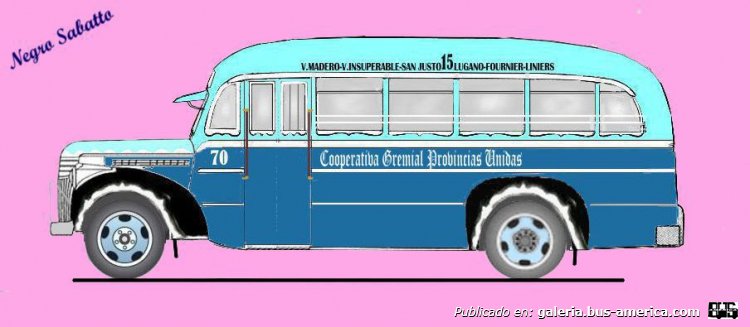 Chevrolet Master - Martin - Coop.Gremial Prov.Unidas
Línea 15 (Pdo. La Matanza), interno 70
