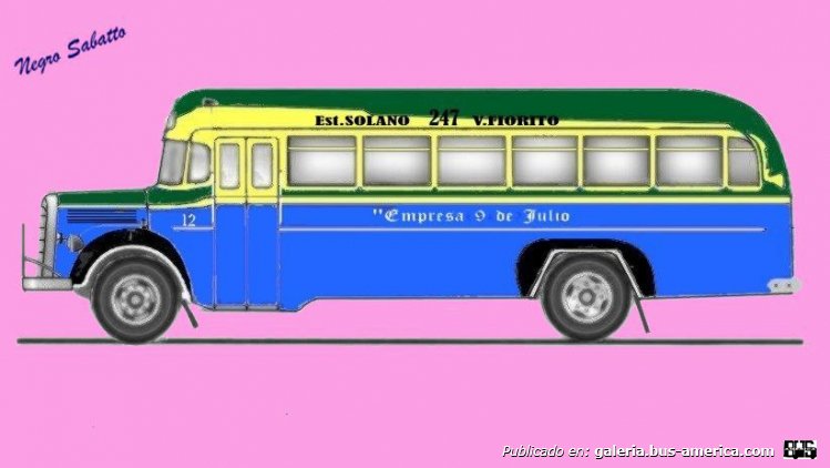 Mercedes-Benz O 3500 - Rusca - Exp. 9 de Julio
Línea 247 (Prov. Buenos Aires), interno 12
