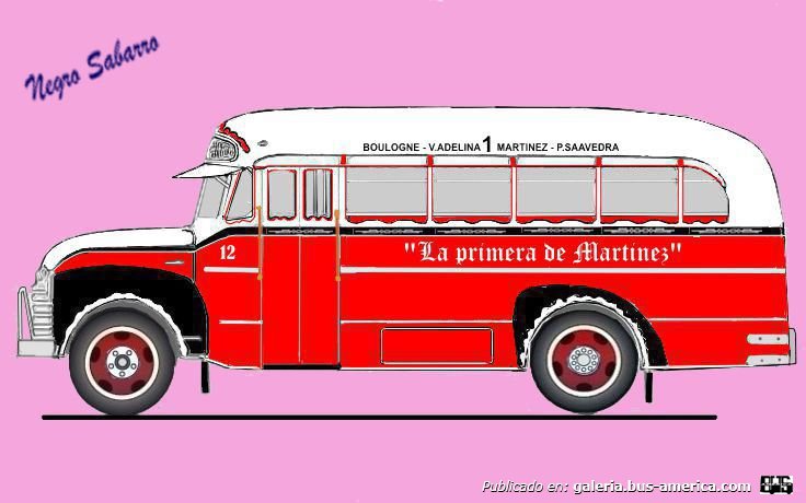 Chevrolet Load Master - La Favorita - La Primera de Martinez
Línea 1 (Pdo. San Isidro), interno 12
