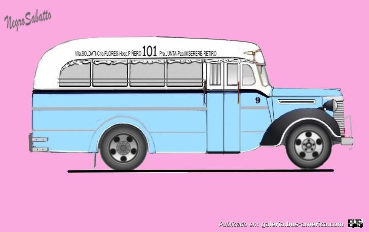 Chevrolet Master - La Favorita - M.O. 4 de Junio
Línea 101 (Buenos Aires), interno 9
