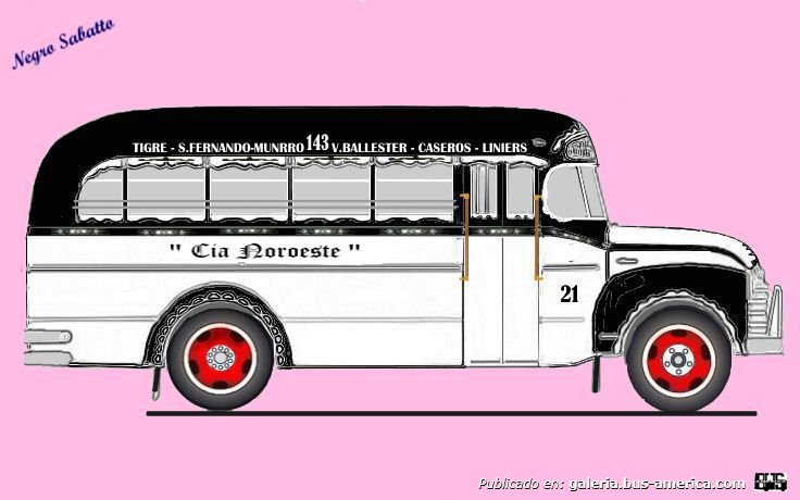 Chevrolet Load Master - La Favorita - Cía. Noroeste
Línea 143 (Prov. Buenos Aires), interno 21
