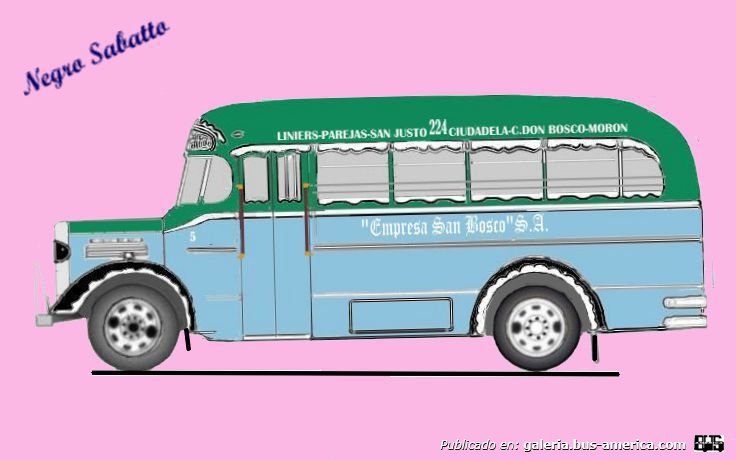 Morris Commer - La Favorita - San Bosco
Línea 224 (Prov. Buenos Aires), interno 5
