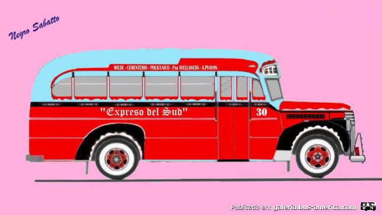 Chevrolet - La Favorita - Exp. Del Sud
Línea 15 (Prov. Buenos Aires), interno 30
