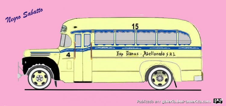 Ford V8 - La Favorita - Exp. Lanús Avellaneda
Línea 15 (Pdo. Avellaneda), interno 4
