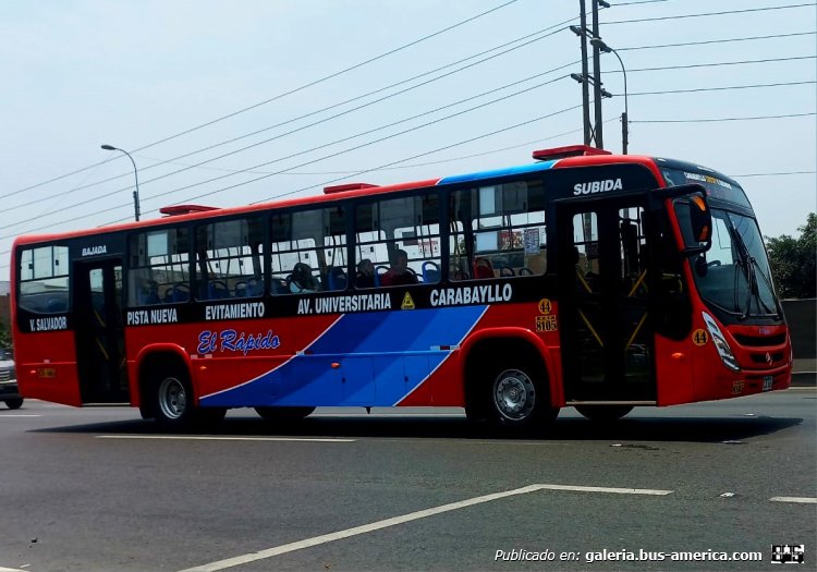 Mercedes-Benz OF 1721 - Metalbus - El Rápido
C3C-565

Línea 8105 (Lima) , padrón 44
