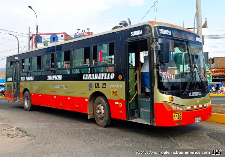 Zhongtong LCK6125CG (en Perú) - Saeta
AKW-862

Línea 1106 (Lima) , padrón 108
