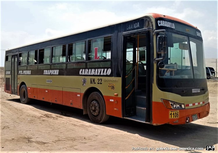 Zhongtong LCK6125CG (en Perú) - Saeta
AKW-923

Línea 1106 (Lima) , padrón 103
