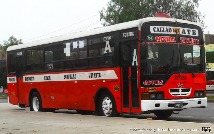 Hyundai Aero City (en Perú) - ETFVSA
A2Z-709

Línea 9405 (Lima) , padrón 10

