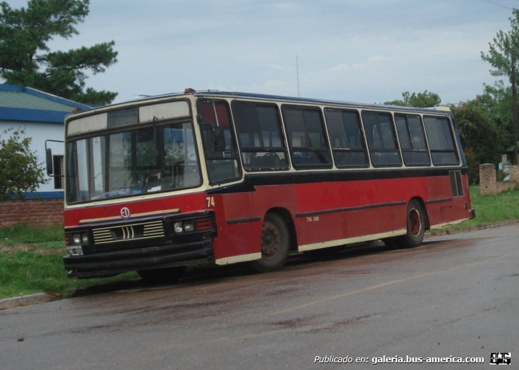 El Detalle OA 101 - ex El Plumerillo
TNG 949 - ex patente M.275780

¿? (Concordia), interno 74
Ex grupo de líneas 6 (Mendoza) [1991 - 2006]
